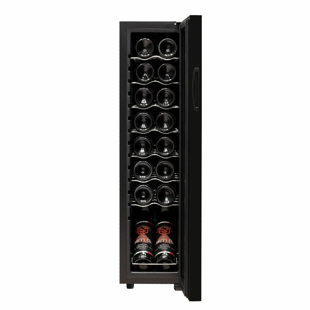 Винный шкаф Meyvel MV16-CBD1 (компрессорный винный холодильник на 16 бутылок) - фотография № 4