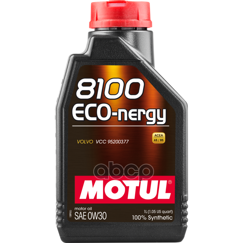 MOTUL Motul 0W30 8100 Eco-Nergy (1L)_Масло Мотор.!Синасеа А5/В5 Аpi Sl/Cf Volvo, Land Rover, Honda