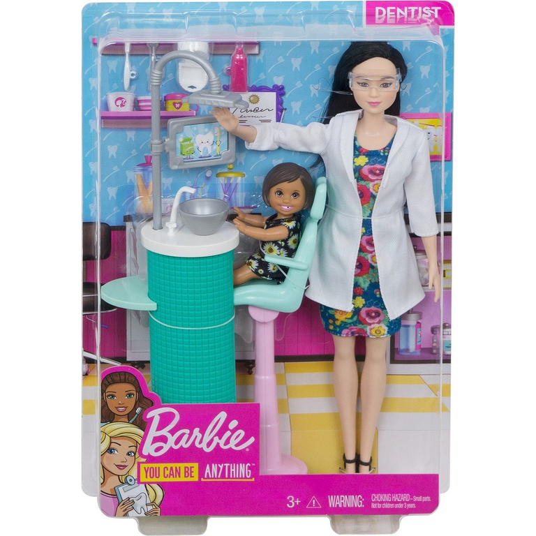 Barbie Кукла Кем быть Зубной врач, FXP17