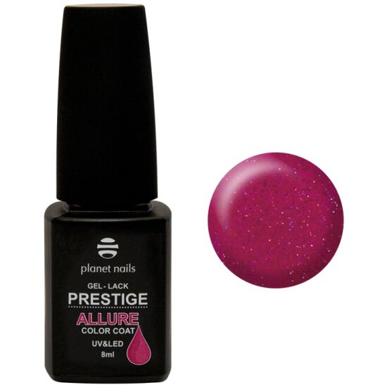 Гель-лак PLANET NAILS PRESTIGE Allure № 636 с шиммером, 8 мл