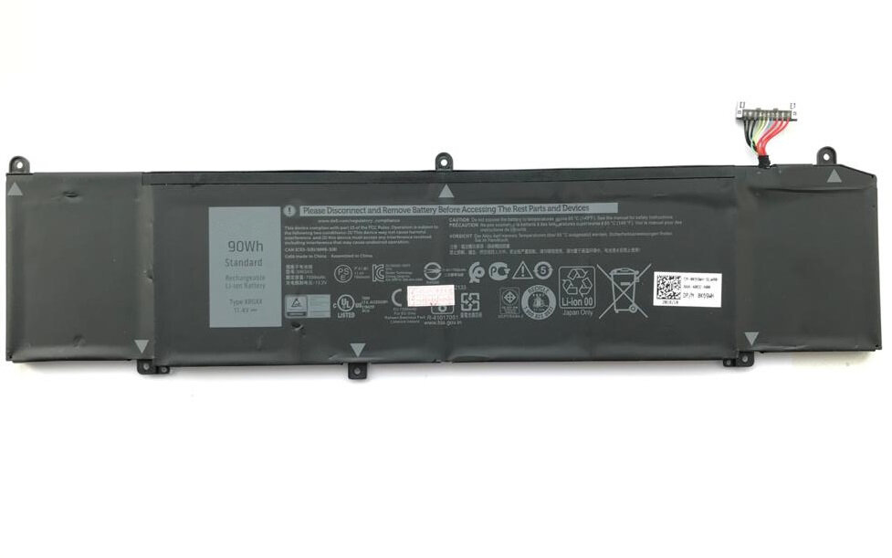 Аккумулятор (батарея) для ноутбука DELL XRGXX Alienware M15 M17 P79F P37E 7500mAh (90 Wh)