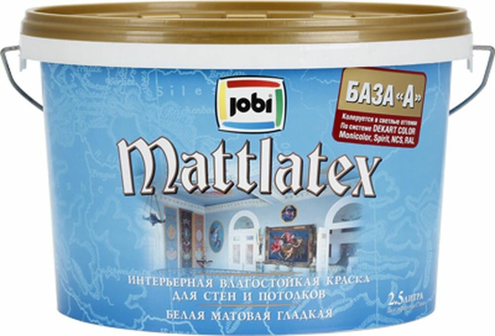 Краска латексная Jobi Mattlatex О4