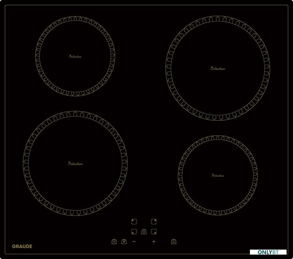 Индукционная варочная панель GRAUDE IK 60.1, черный