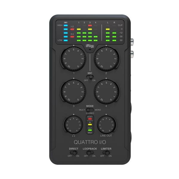 Мобильный аудиоинтерфейс IK Multimedia iRig Pro Quattro I/O