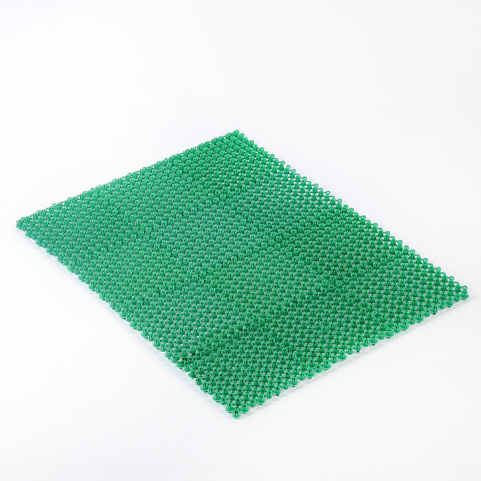 Покрытие ковровое щетинистое «Травка-эконом», 36×48 см, цвет зелёный - фотография № 5