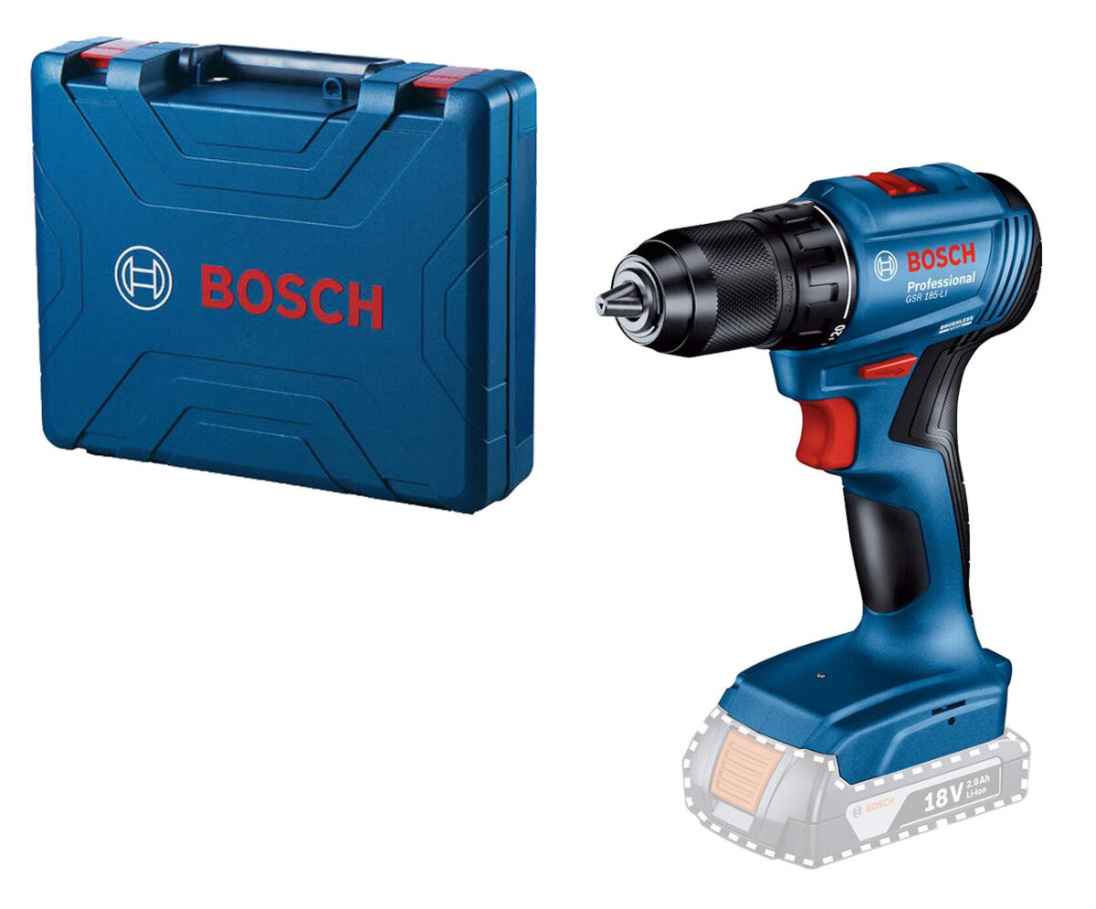 Бесщёточная дрель-шуруповёрт Bosch GSR 185-LI 06019K3003