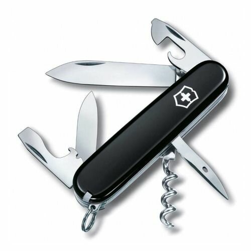 Складной нож Victorinox Spartan, функций: 12, 91мм, черный , коробка картонная [1.3603.3]