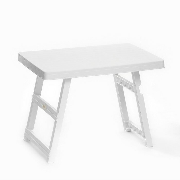 Кофейный столик "Катлан" 53 х 78 х 57 см, белый - фотография № 1