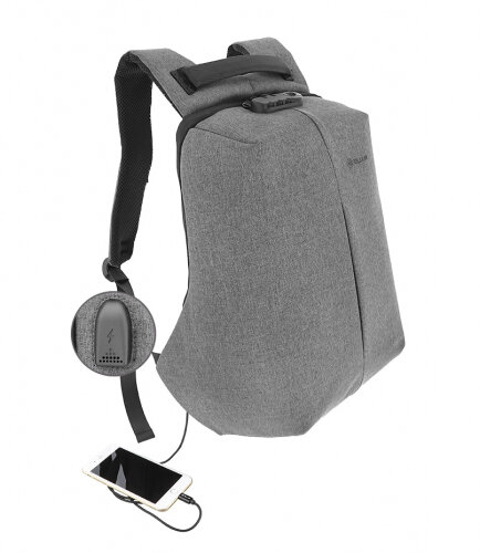 Tellur Рюкзак для ноутбука 15.6? Notebook Backpack Antitheft V2, USB port, gray