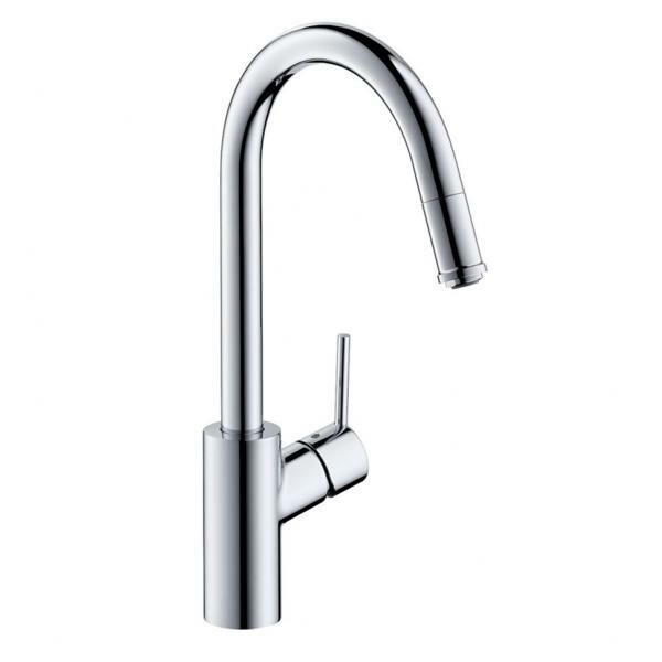 Кухонный смеситель однорычажный, 260, с вытяжным изливом, 1jet, sBox Hansgrohe 73864000
