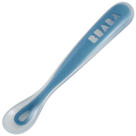 Эргономическая ложка BEABA , ERGONOMIC 1ST AGE SPOON, BLUE, 913381