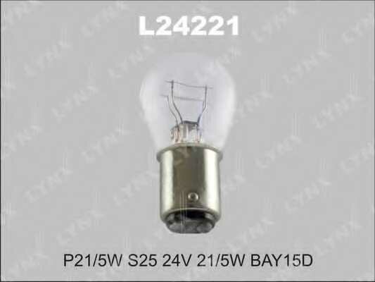 Лампа накаливания P21/5W S25 24V 21/5W BAY15D L24221 LYNX L24221
