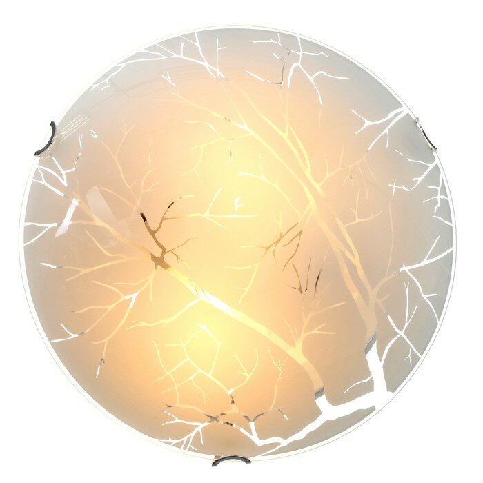 Круглые BayerLux Светильник настенно-потолочный "Багульник" E27 60Вт 30 см. - фотография № 2