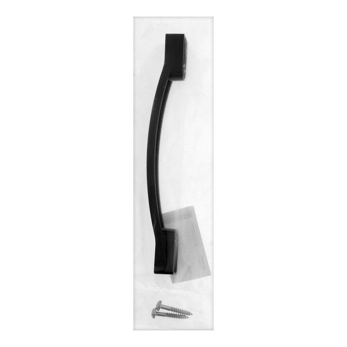 Ручка-скоба С-34, пластик 128 мм, цвет черный глянцевый - фотография № 8