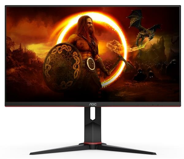 Монитор 28 AOC U28G2XU2 Black с поворотом экрана (IPS, 3840x2160, 1 ms, 178°/178°, 370 cd/m, 80M:1, +2xHDMI 2.1, +2xDP)