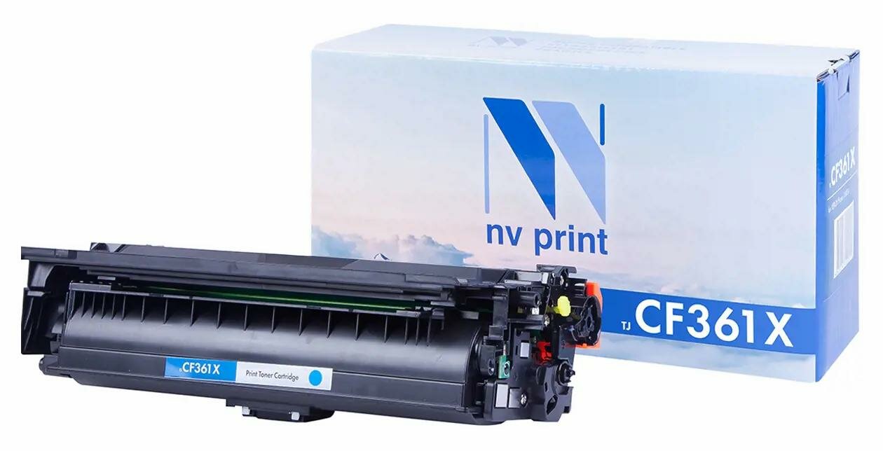 Картридж лазерный NV-Print NV-CF361XC, синий
