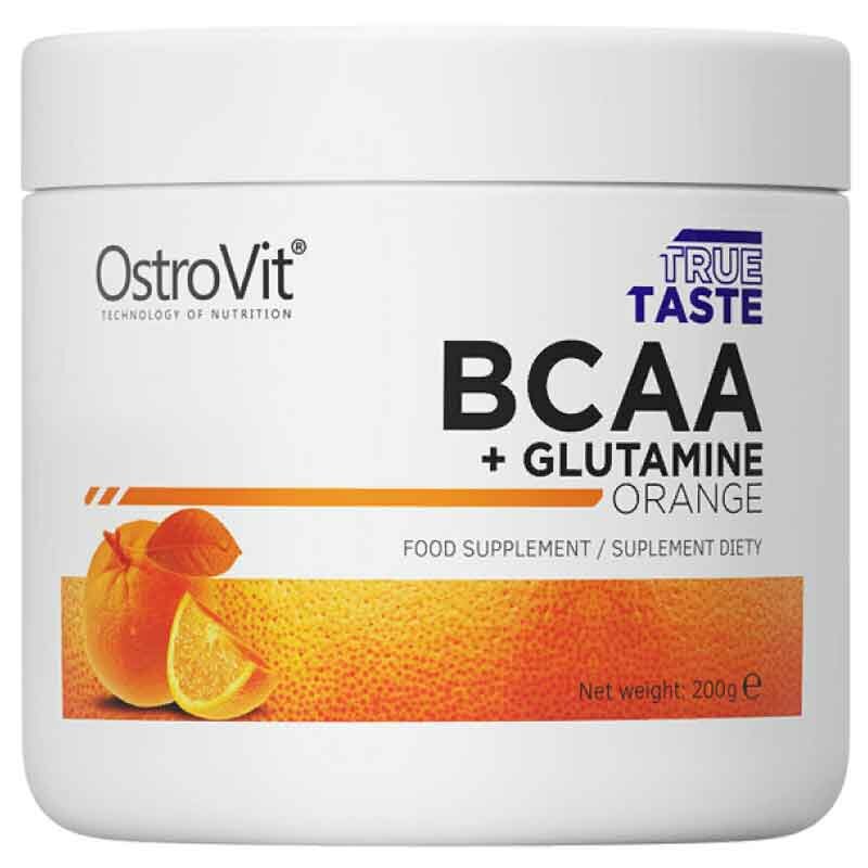 Ostrovit BCAA+Glutamine (200 гр.) (Апельсин)