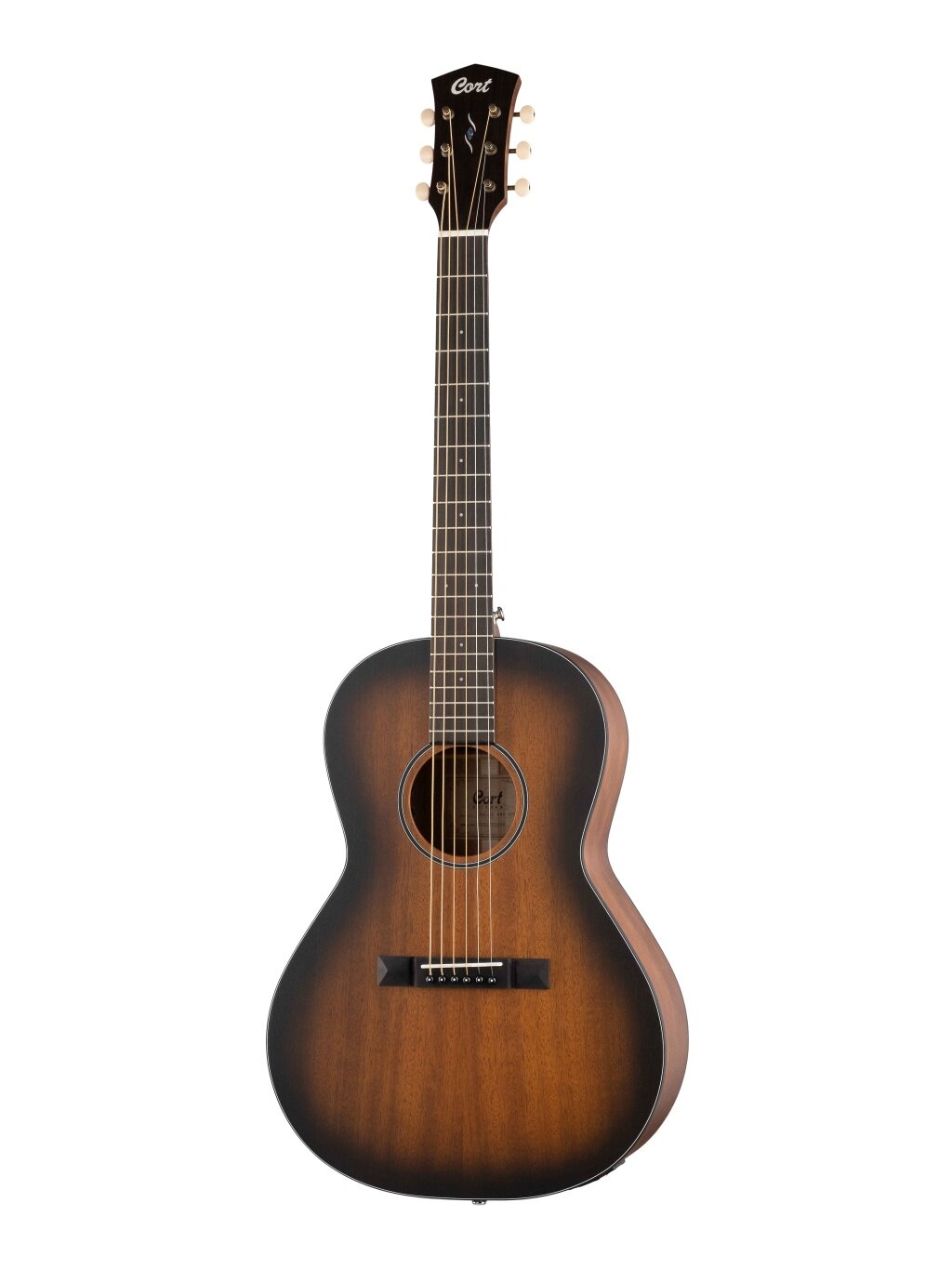 фото Электро-акустическая гитара, с чехлом, Cort CORE-PE-AMH-WCASE-OPBB