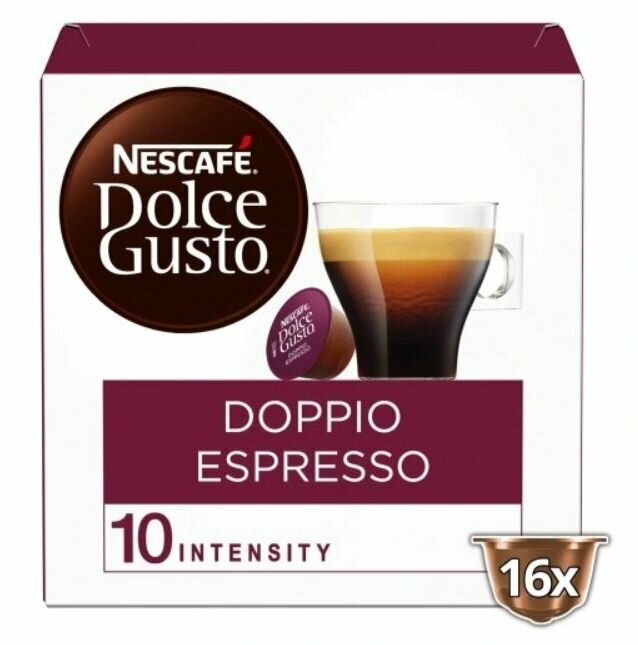 Кофе в Капсулах Nescafe Dolce Gusto Doppio Espresso 6 упаковок по 16 Капсул - фотография № 4