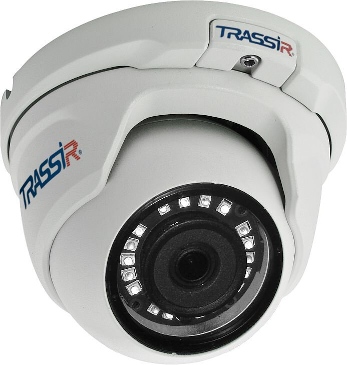 TRASSIR Камера видеонаблюдения IP Trassir TR-D8121IR2 2.8-2.8мм цв. корп.:белый (TR-D8121IR2 (2.8 MM))