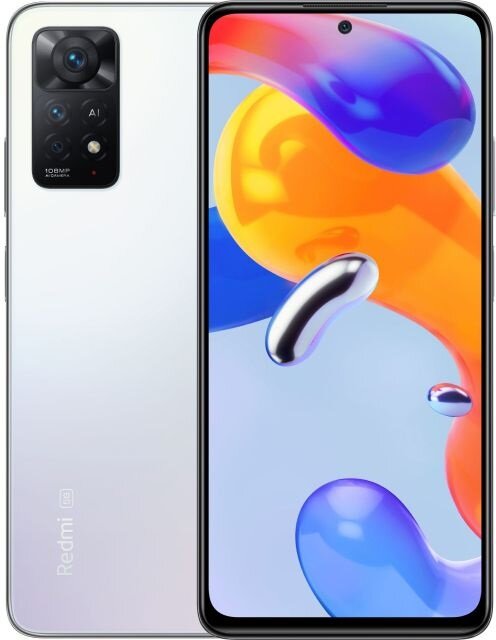 Смартфон Xiaomi Redmi Note 11 Pro 5G 6/64 ГБ, белый лед (RU)