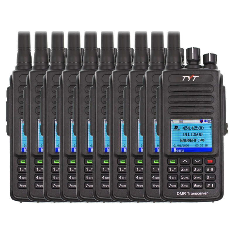 Комплект из 10 цифровых раций TYT MD-UV390 DMR GPS TYPE-C