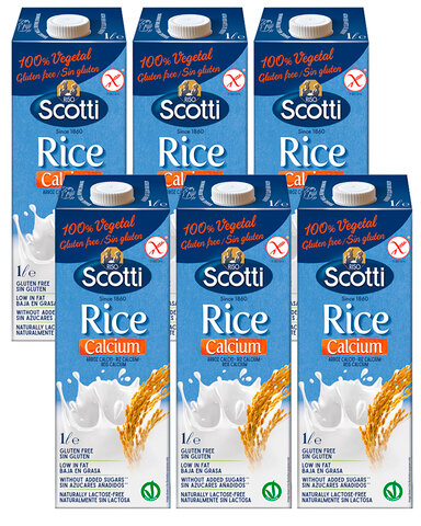 Рисовый напиток Riso Scotti с кальцием 1 л. - 6 шт. - фотография № 1