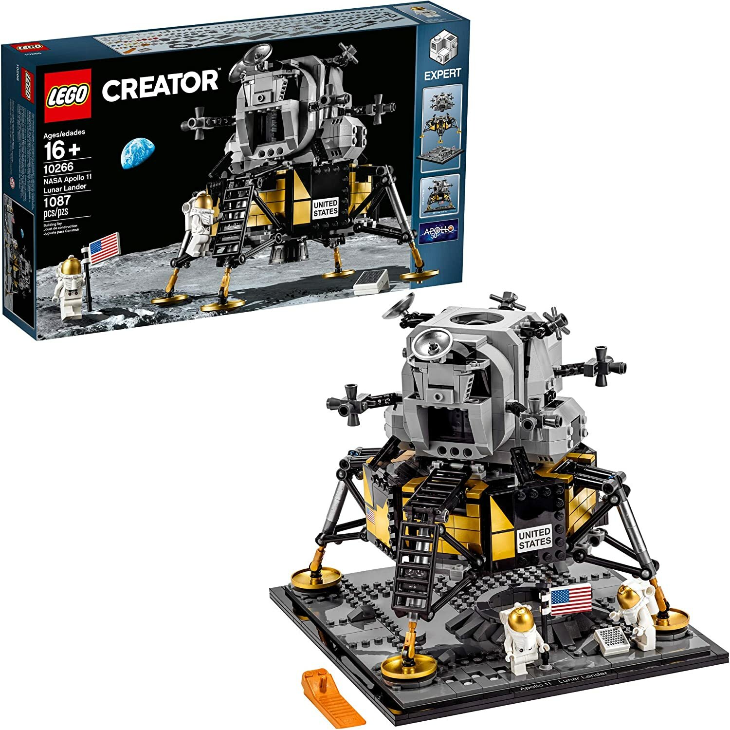 Конструктор LEGO Лунный посадочный модуль наса «Аполлон-11» Creator Expert (10266)