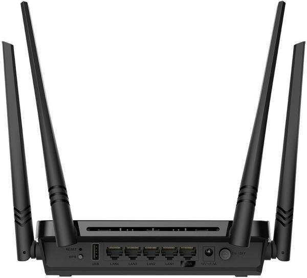 Wi-Fi роутер D-LINK , черный - фото №3