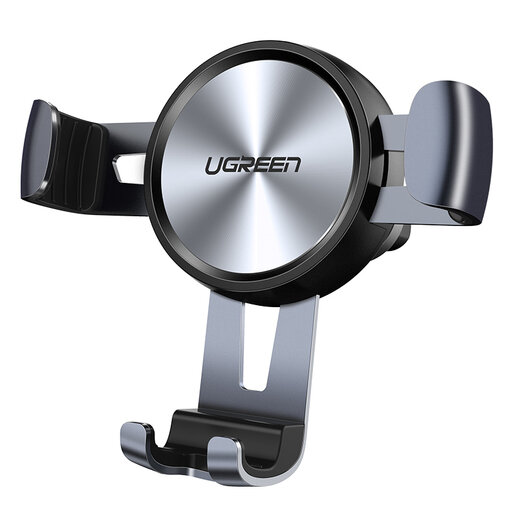 Автомобильный держатель Ugreen LP130 Gravity Drive Air Vent Mount Phone Holder серый космос (50564)