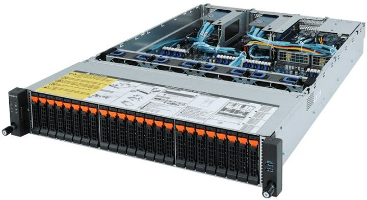 Сервер в корпусе высотой 2U Никс gS9600a/pro2U S93192Aa EPYC 7252/128 ГБ/1 x 1 Тб SSD/Aspeed AST2500