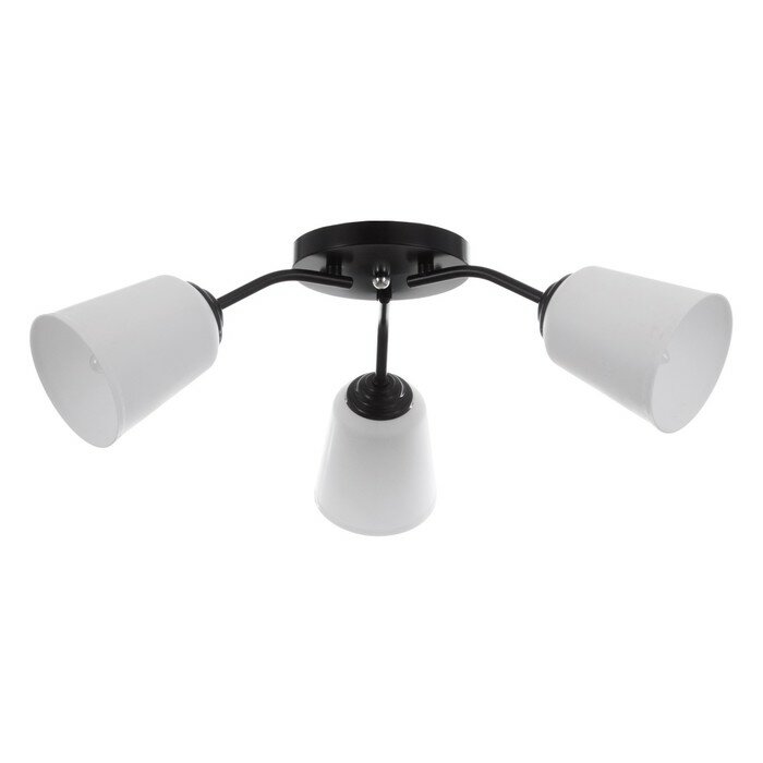 фото Люстра "Онлайн" (цилиндр) 3х15Вт Е27 модель: BR 00230 черный/белый