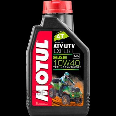 MOTUL ATV UTV Expert 4T 10W40 для квадроциклов, полусинтетика 1л (1/12)