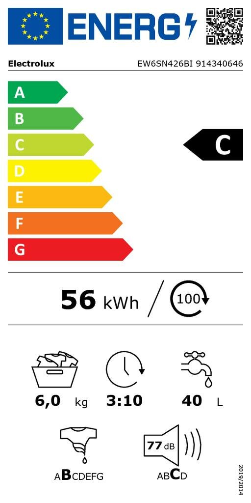 Стиральная машина Electrolux EW6SN426BI - фотография № 2