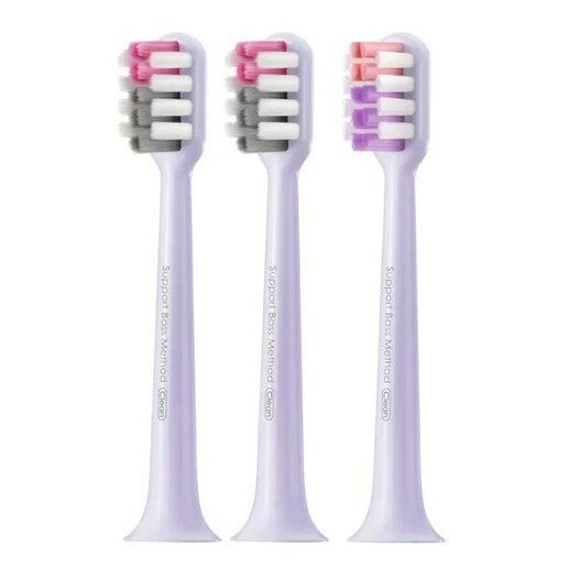 Ecosystem Насадка для щетки Dr.Bei Sonic Electric Toothbrush BY-V12 (Фиолетовое золото, 3шт)(EB02PL060300)Dr.Bei Sonic Electric Toothbrush Head (Violet Gold) 3 Pieces (EB02PL060300)