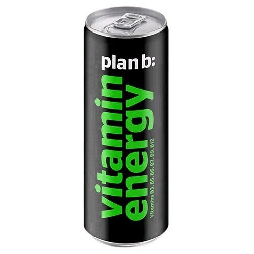Напиток безалкогольный Plan B тонизирующий энергетический газированный Витаминная энергия 0,449л