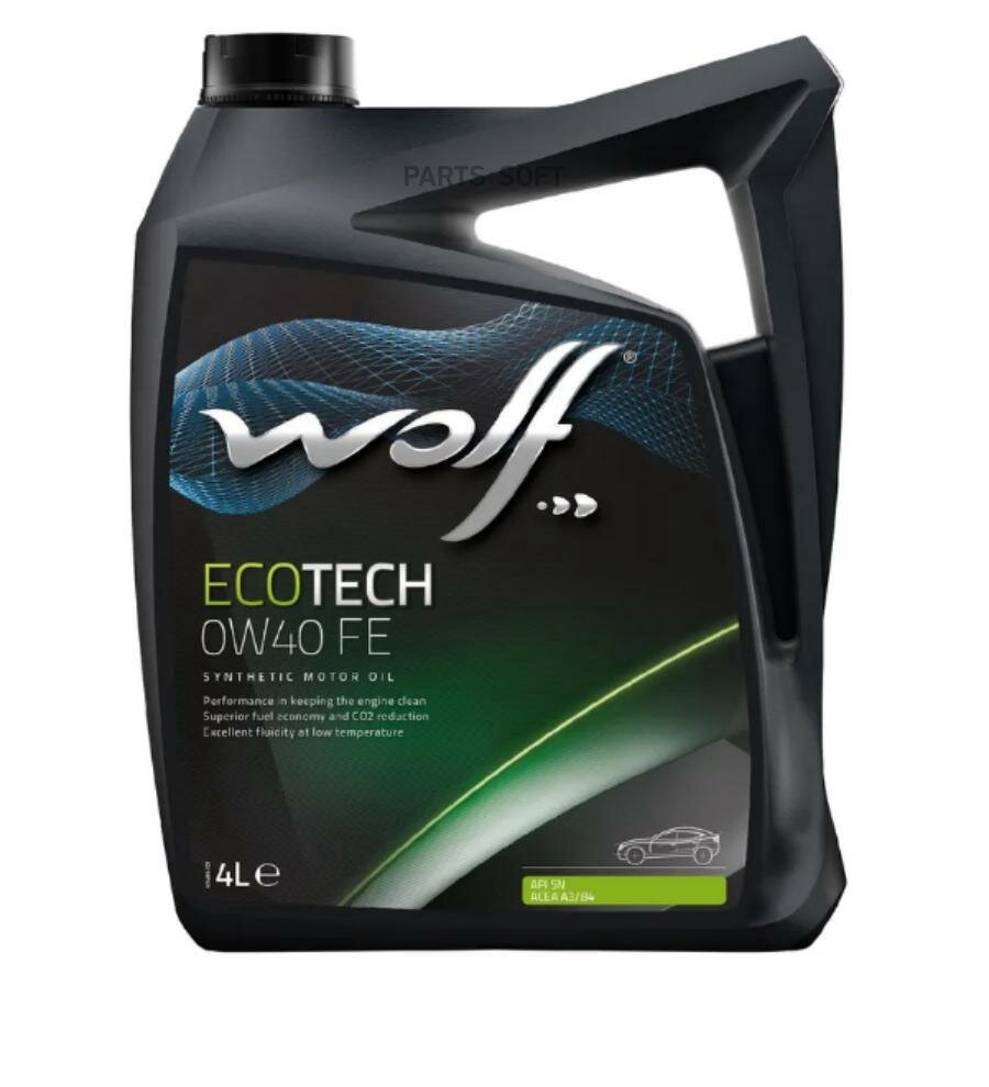 WOLF OIL 8320705 Масло моторное ECOTECH 0W40 FE 4L