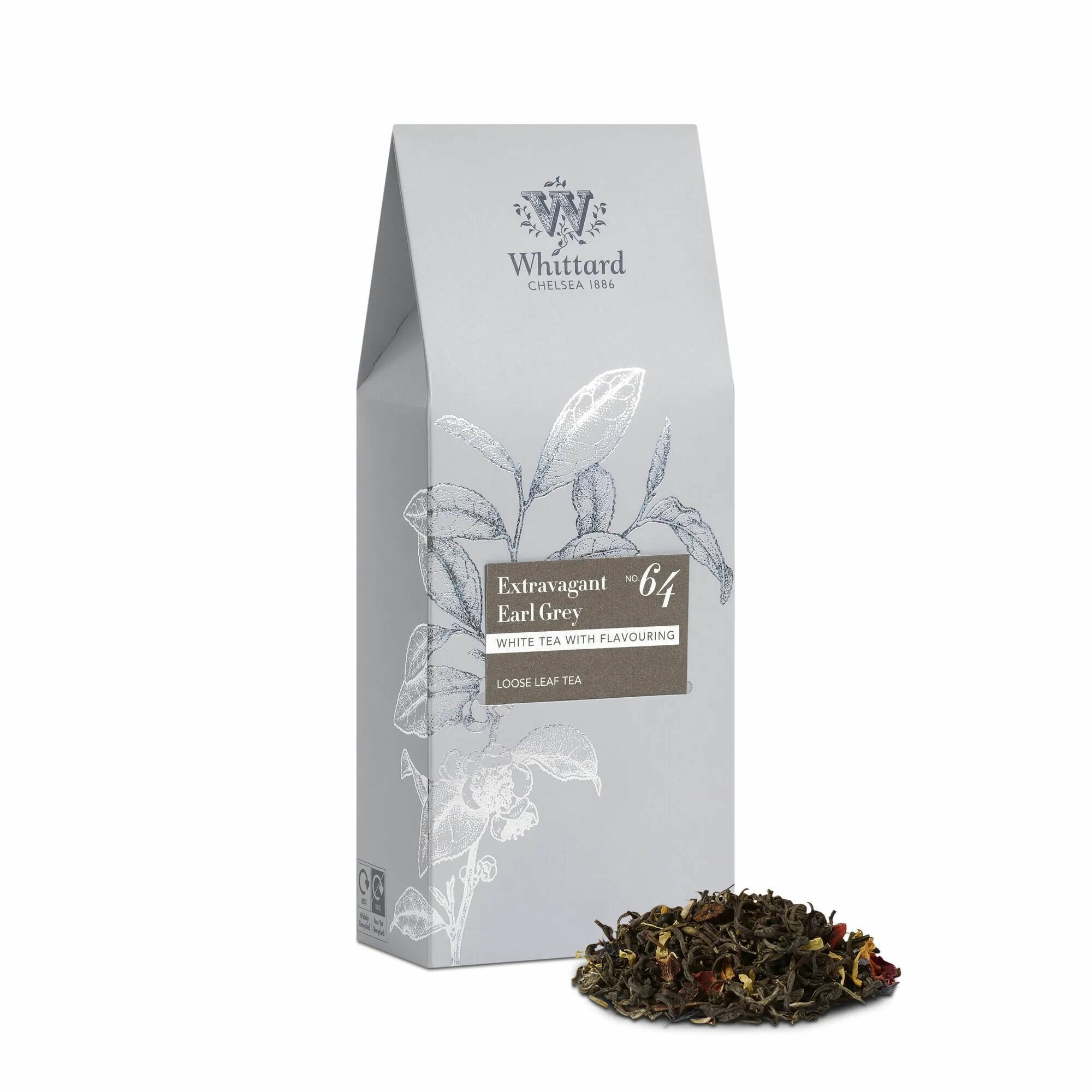 Чай листовой Whittard Extravagant Earl Grey 3 x 100г - фотография № 1