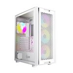 Powercase CAXW-L4 Корпус Alisio X4W, Tempered Glass, 4x 120mm 5-color fan, белый, ATX CAXW-L4 - изображение