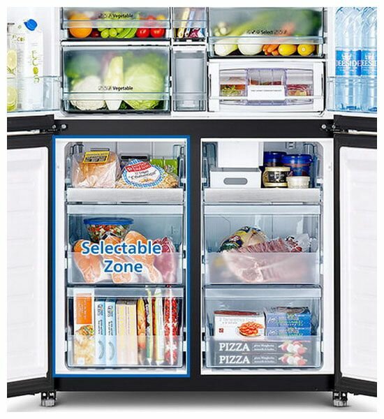 Холодильник Side by Side Hitachi R-WB 642 VU0 GBK - фотография № 3