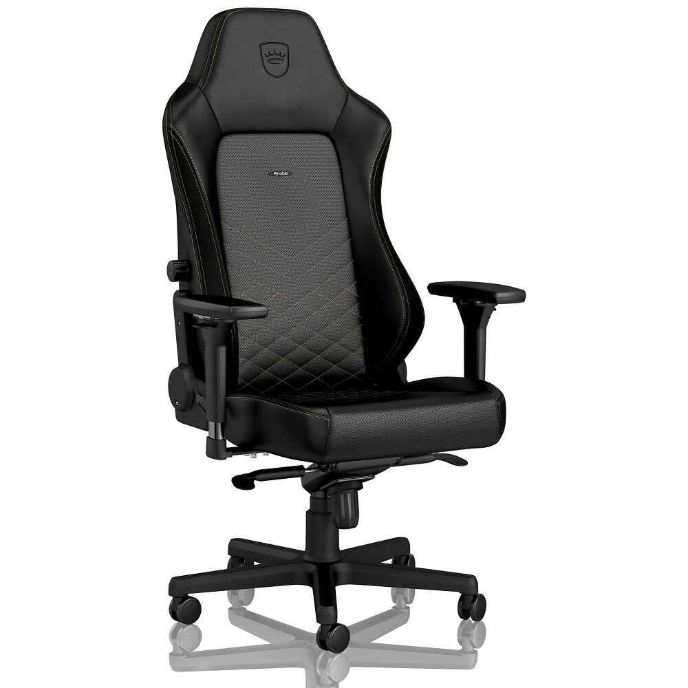 Игровое Кресло Noblechairs HERO (NBL-HRO-PU-GOL) PU Leather / black/gold - фотография № 2