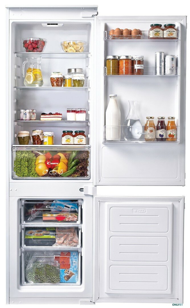Встраиваемый холодильник Candy CKBBS 100, белый