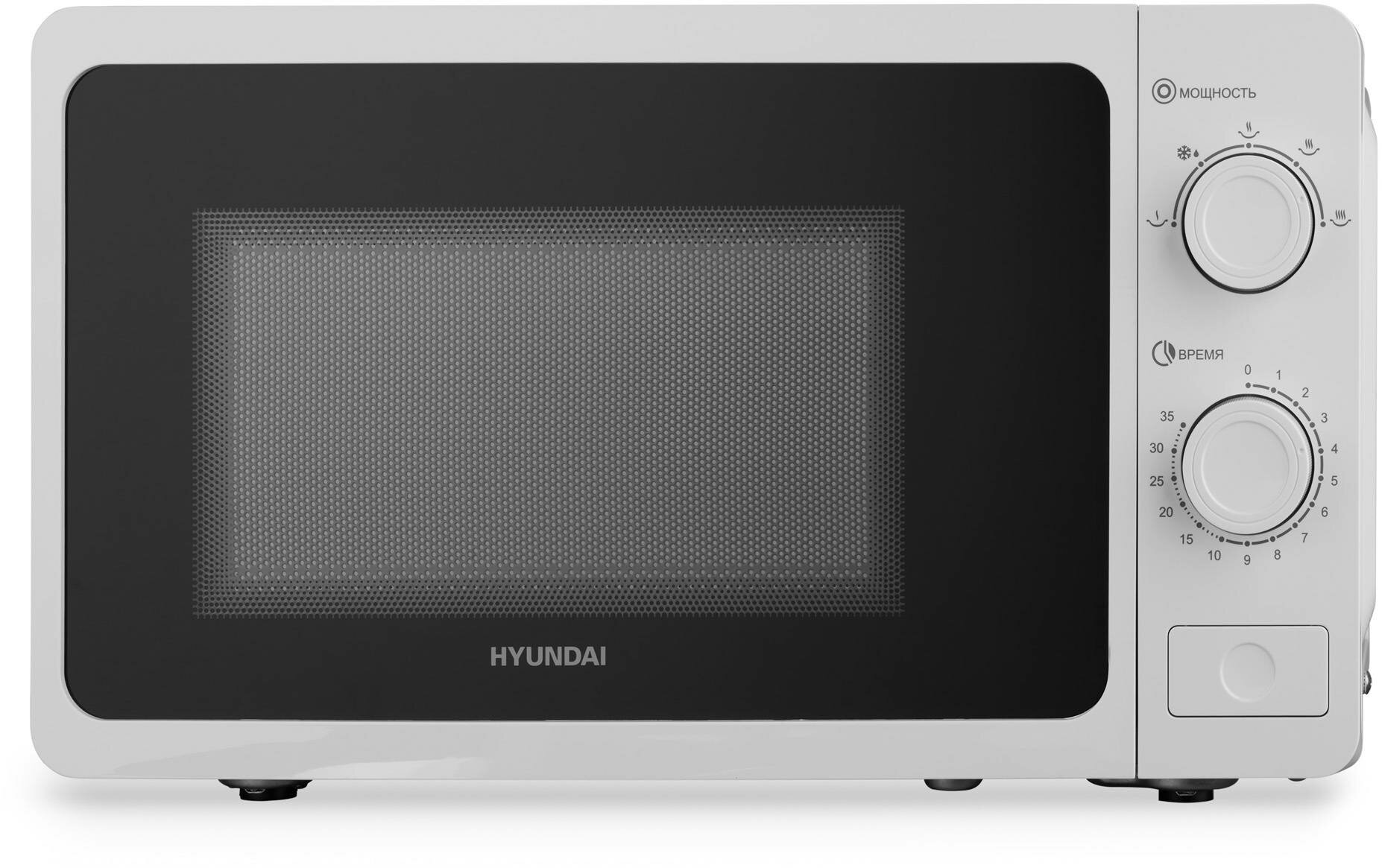 Микроволновая печь Hyundai HYM-M2009, белый - фотография № 2