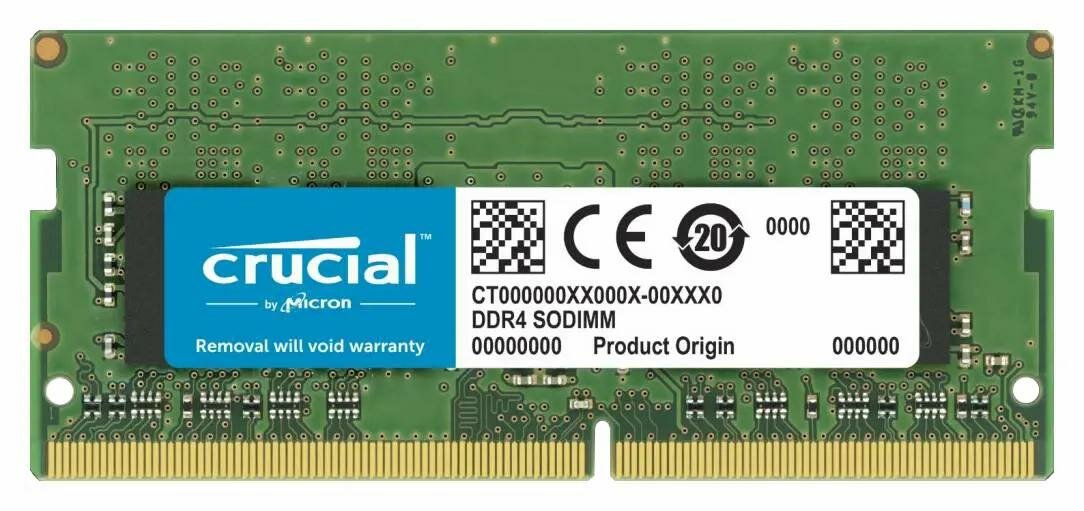 Оперативная память Crucial DDR4 32Gb 3200Mhz CT32G4SFD832A