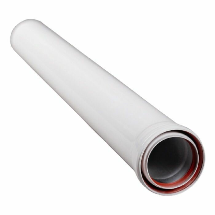 фото Коаксиальное удлинение диаметром Baxi 60/100 мм, длина 1000 мм. Артикул: MT71410171