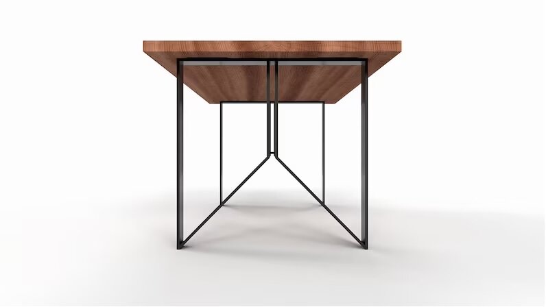 Подстолье/опора из металла для стола в стиле Лофт Модель 34 (2 штуки) - фотография № 5
