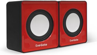 ExeGate Акустическая система стерео ExeGate Disco 140 EX289920RUS, 2x3Вт, питание от USB, красный (ret)