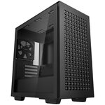 Корпус Deepcool CH370, без БП, боковое окно (закаленное стекло), черный, mATX - изображение