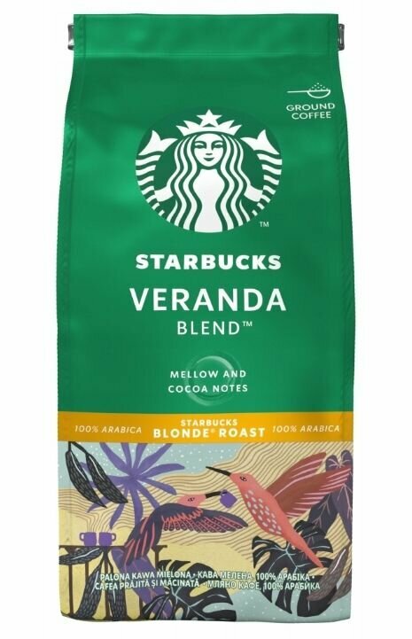 Кофе молотый Starbucks Veranda Blend Blonde 3x200г светлой обжарки - фотография № 2