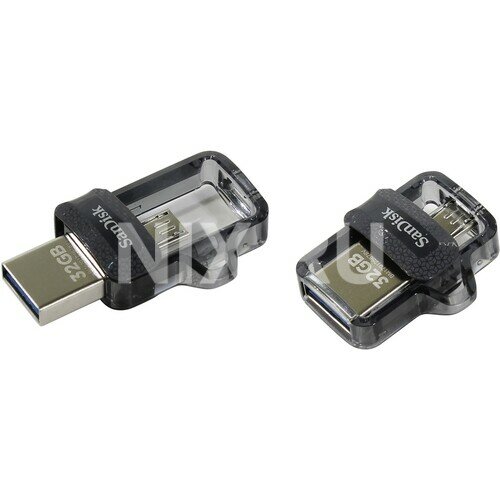 Флешка Sandisk Ultra Dual SDDD3-032G-G46 32 Гб Black